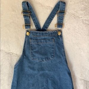 Blue Jean Dress with Overalls NWOT